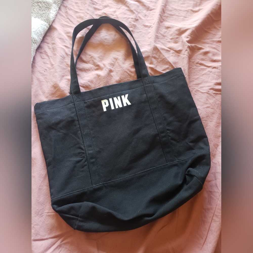 PINK Victoria's Secret Black Tote Bag